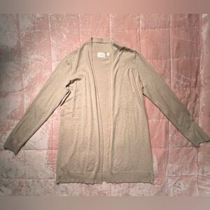 Cyrus Women's Light Tan Cardigan Sweater